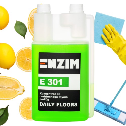 Enzim E 301 1L - Koncentrat o zapachu cytrusów do codziennego mycia podłóg