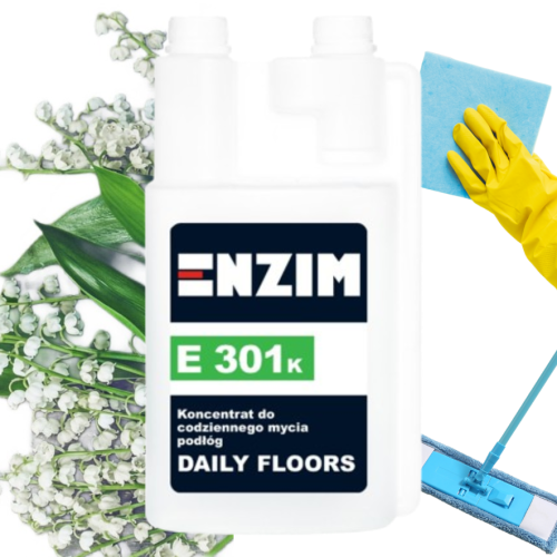 Enzim E 301k 1L - Koncentrat o zapachu konwalii do codziennego mycia podłóg