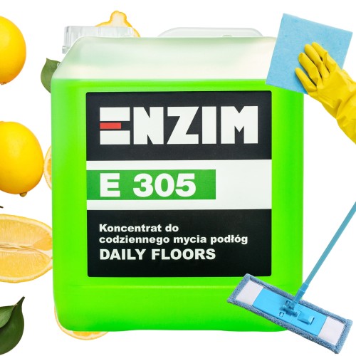Enzim E 305 5L | Enzim E 301 5L | Płyn o zapachu cytrusów do mycia podłóg