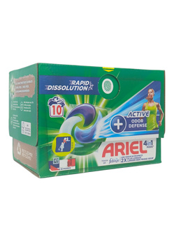 Ariel 10 prań kapsułki 4in1 Active Odor Defence