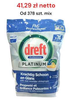DREFT PLATINUM 75szt kaps. do zmywarki Lemon